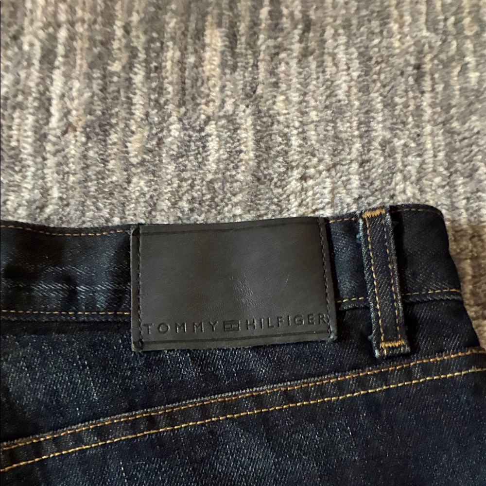 Men's Tommy Hilfiger Dark Blue Jeans, 34 x 32 - Picture 6 of 9